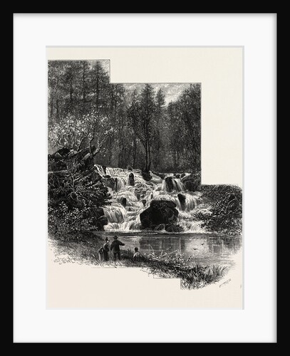 The Cascade, Virginia Water, Village Being in the Borough of Runnymede in Surrey by Anonymous