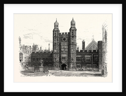 Interior of the Quadrangle, Eton College by Anonymous