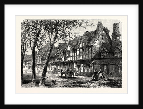 Houses Under the Castle, Warwick by Anonymous