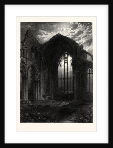 Melrose Abbey by Anonymous