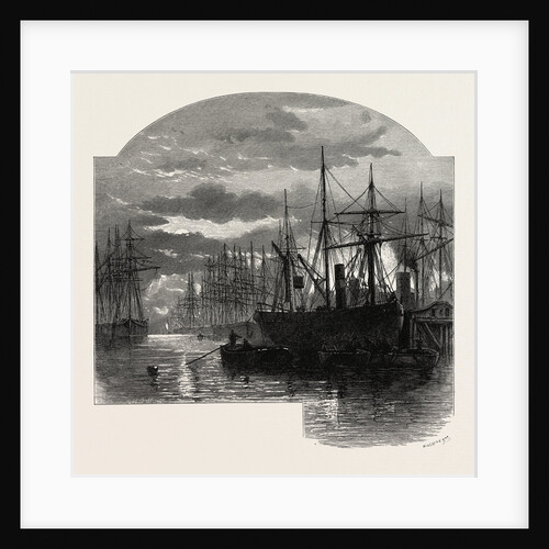 Scenery of the Thames: In the Pool, Colliers Unloading by Anonymous