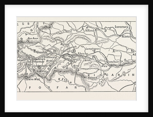 Map of the Highland Dee by Anonymous