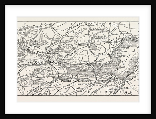 Map of the Forth, UK, Scotland by Anonymous