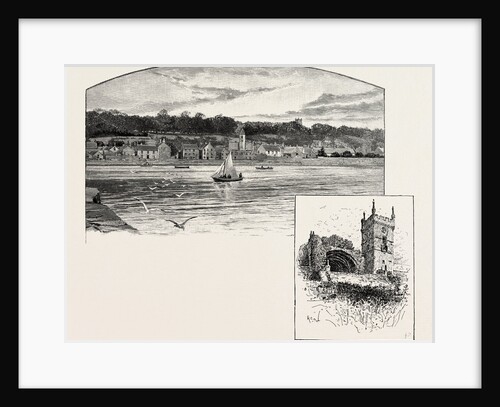Culross, from the Pier, Culross Abbey by Anonymous
