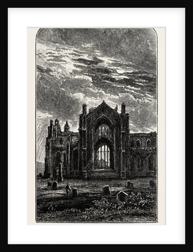 Melrose Abbey: The East Window by Anonymous