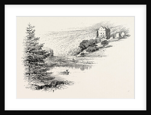 Neidpath Castle is an L-Plan Rubble-Built Tower House by Anonymous