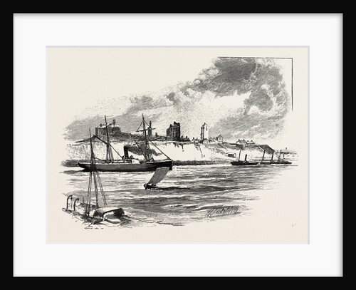 The River at Tynemouth Castle by Anonymous