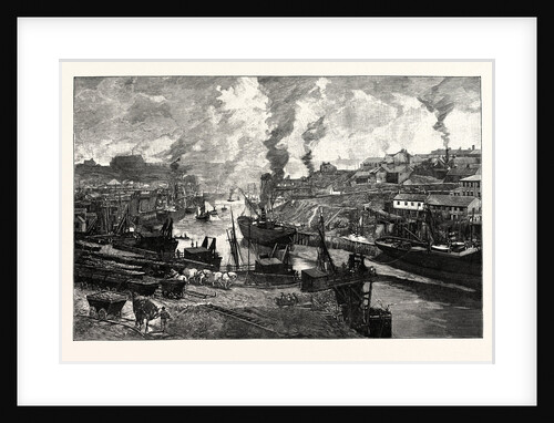 Looking Up the River, Sunderland by Anonymous