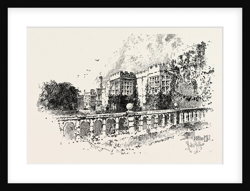 The Terrace, Haddon Hall by Anonymous