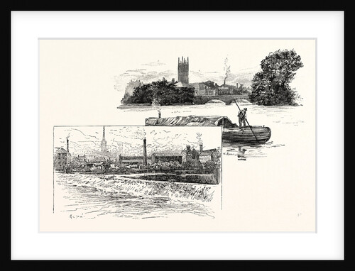Derby, from St. Mary's Bridge and from the Long Bridge by Anonymous