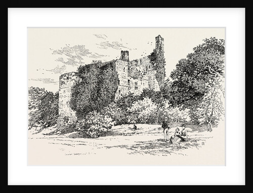 Ruins of Harewood Castle by Anonymous