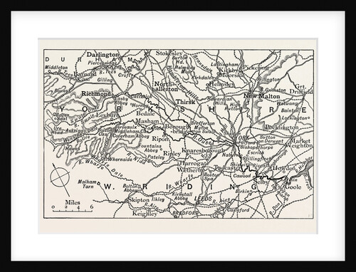 Map of the Course of the Ouse by Anonymous