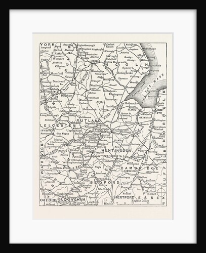 Map of the Rivers of the Wash by Anonymous