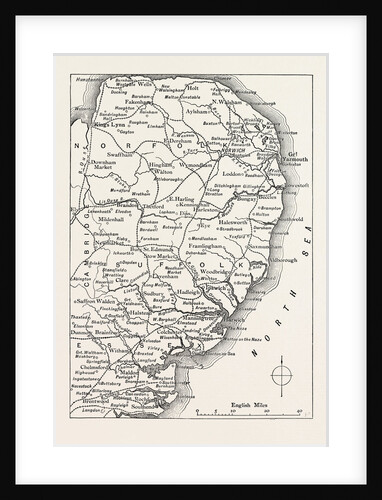 Map of the East Anglian Rivers by Anonymous