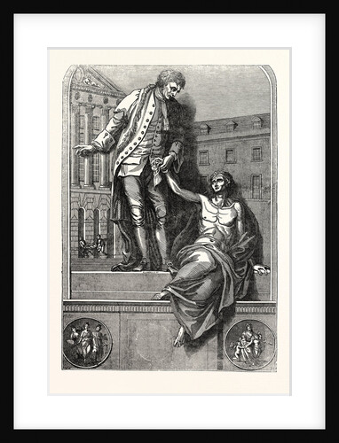 The Statue of Thomas Guy, a British Bookseller, Speculator and De Facto Founder of Guy's Hospital, London by Anonymous