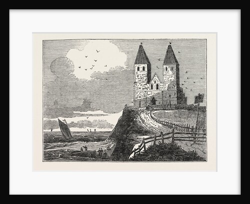 Reculver Church, from the Sea by Anonymous