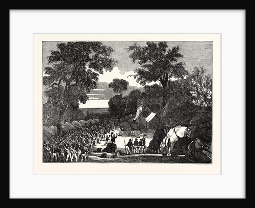 The Shipwrecked Crew of the Alceste, on the Island of Polo Leat. by Anonymous