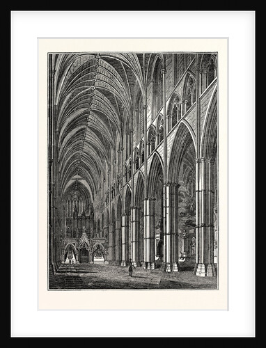 Nave of Westminster Abbey, London by Anonymous