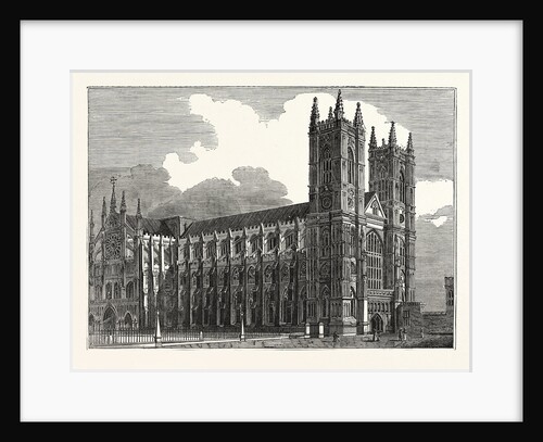 North West View of Westminster Abbey, London by Anonymous