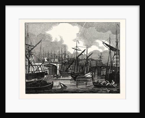 Hull, in Yorkshire. View of the North Bridge by Anonymous