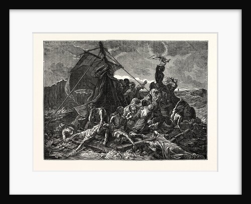 Crew of the Medusa on the Raft by Anonymous