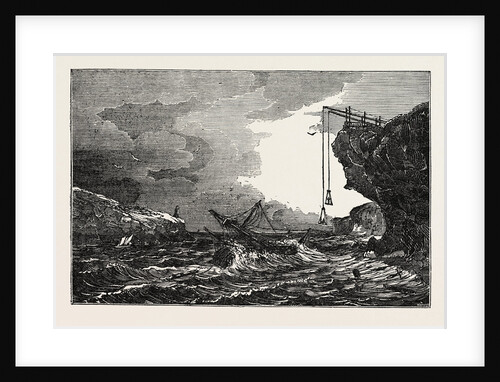 Communication with a Ship in Distress by Means of the Cliff Waggon by Anonymous