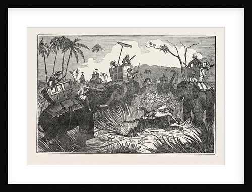 Tiger Retreating Into the Jungle. by Anonymous