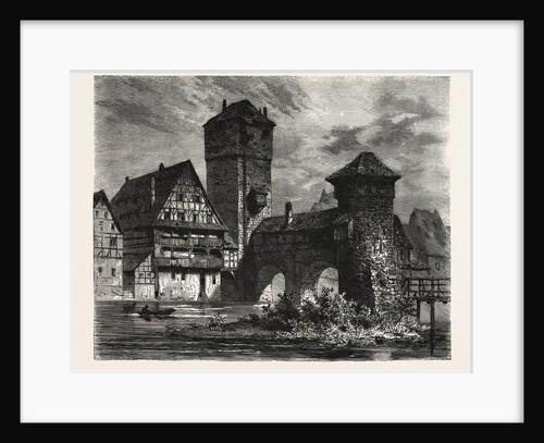 Nuremberg: Old Prison on the Pegnitz, Germany by Anonymous