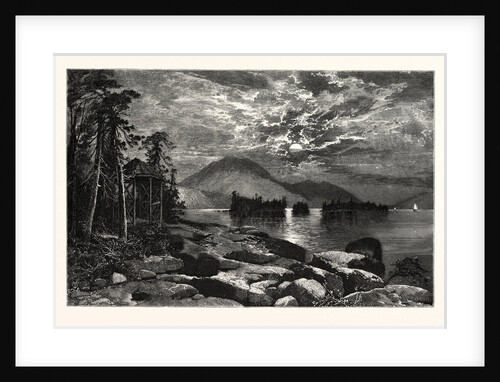 View from Fourteen-Mile Island, Lake George by Anonymous