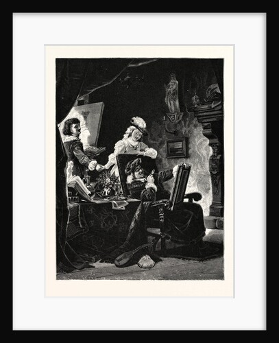 A Connoisseur at an Artist's Studio by Anonymous