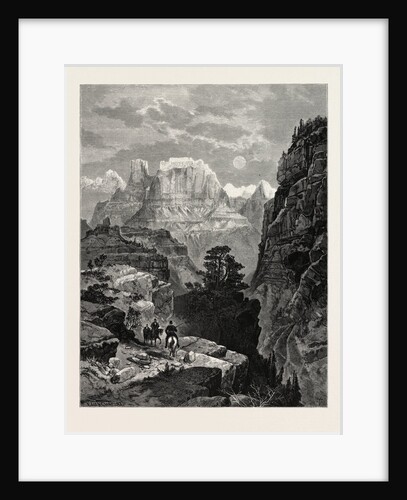 Temple of the Virgin, Mu-Koon-Tu-Weap Valley, Utah, USA. by Anonymous