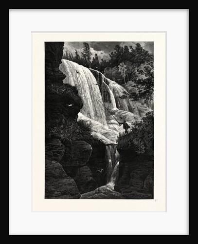Sawkill Falls, Near Milford. PA, USA by Anonymous