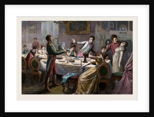 The Head of Ferdinand Von Schill. Head Floating behind Glass by Anonymous