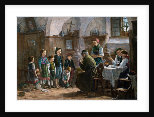 The Children and the Uncle. Studied in Vienna and Munich by Anonymous