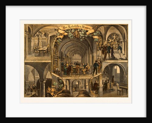 Ratskeller Restaurant in Bremen Germany by Anonymous