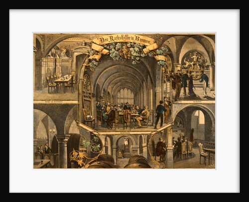 Ratskeller Restaurant in Bremen Germany by Anonymous