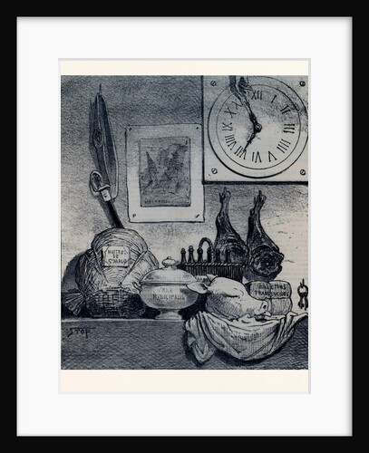 Food Shop in 19th Century France by Anonymous