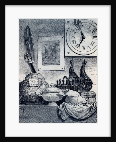 Food Shop in 19th Century France by Anonymous