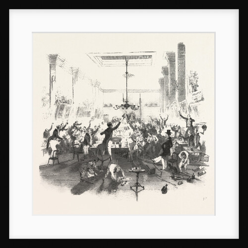 Cheering the Speech. 19th Century by Anonymous