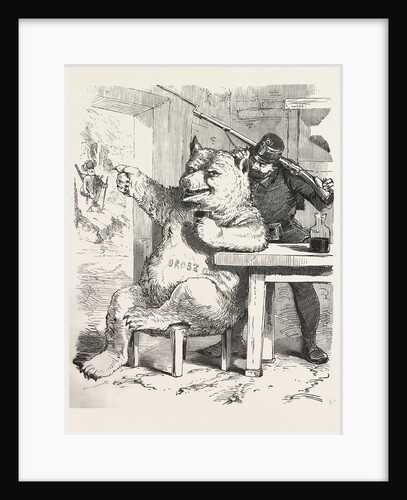 Bear Having a Glass of Wine by Anonymous