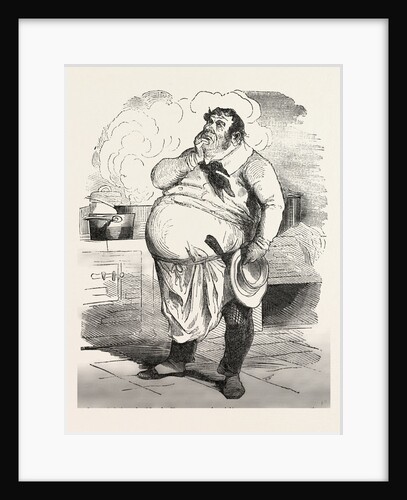 French Cook Thinking About a New Sauce by Anonymous