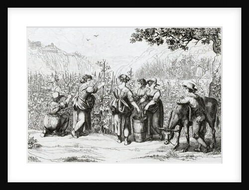 The Harvest in Tivoli by Anonymous