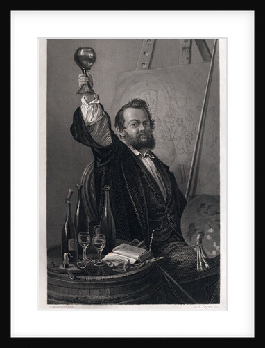 Portrait of the Painter Peter Hasenclever by Anonymous