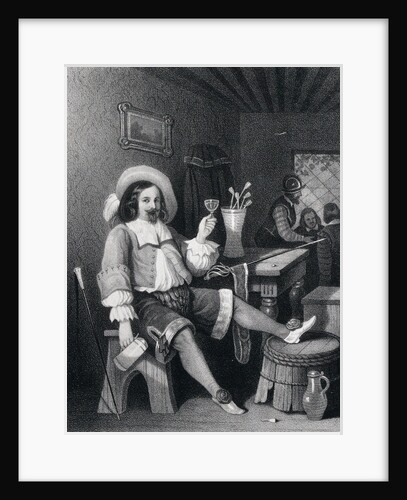 Man Drinking Wine by Anonymous