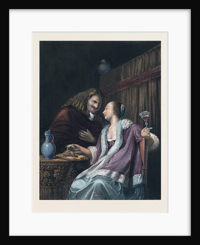 Lunch with Oysters and Wine by Anonymous