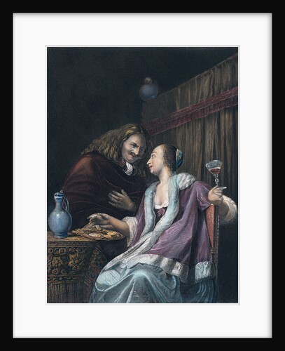 Lunch with Oysters and Wine by Anonymous