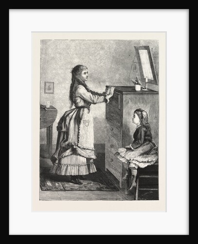 Interior in the Cottage, 1876 by Anonymous