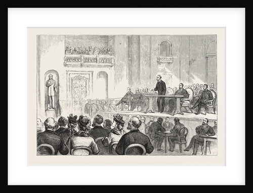 The Right Hon. R. A. Cross, M.P., Unveiling the Memorial Statue of the Late Mr. S. R. Graves, M.P., in St. George's Hall, Liverpool by Anonymous