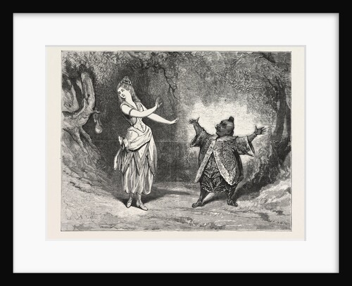 The Yellow Dwarf at the Alexandra Palace, London, Theatre, 1876 by Anonymous