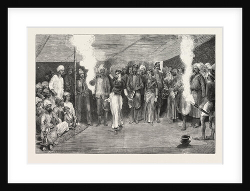 A Nautch Dance at Baroda by Anonymous